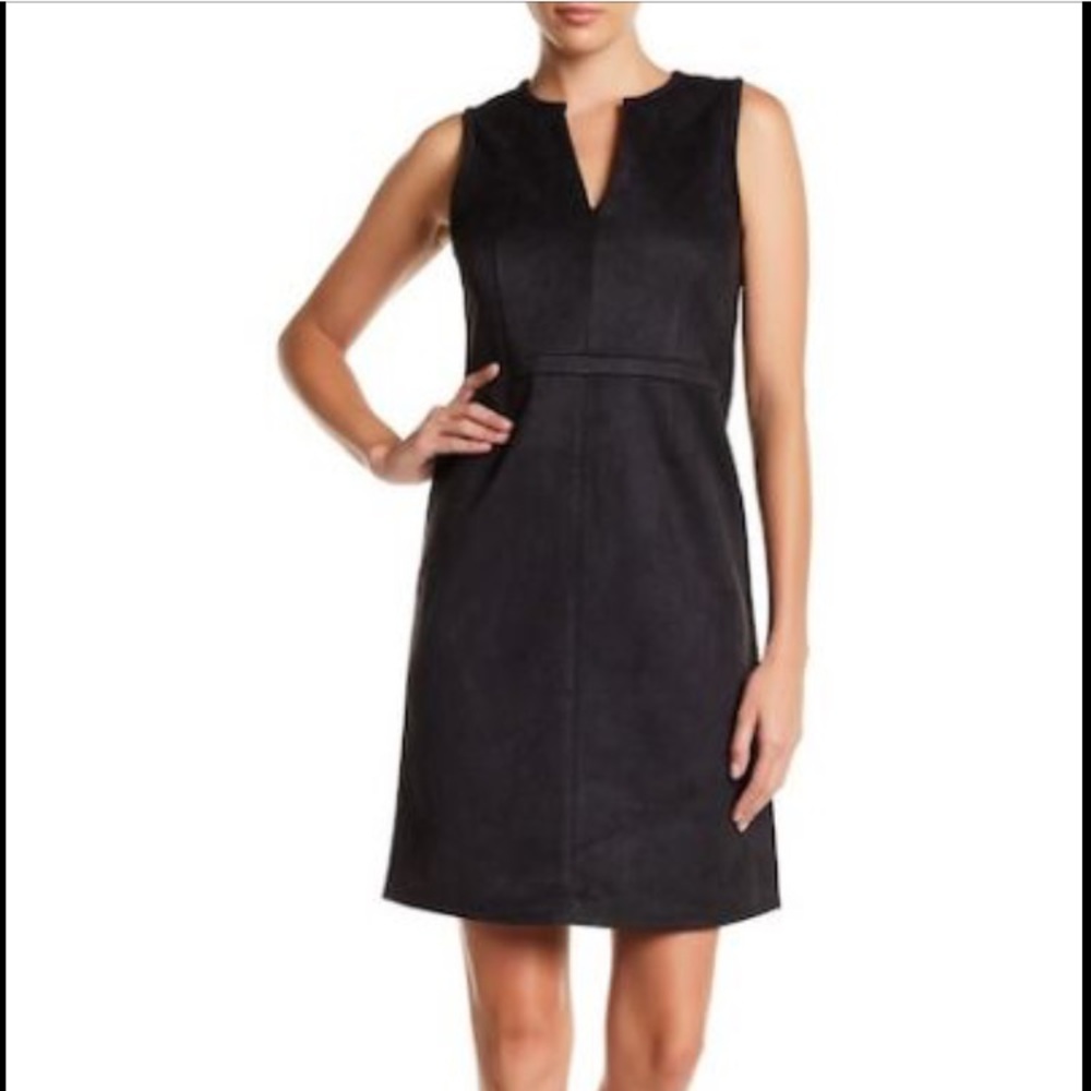 Faux Suede Sleeveless Dress NWT